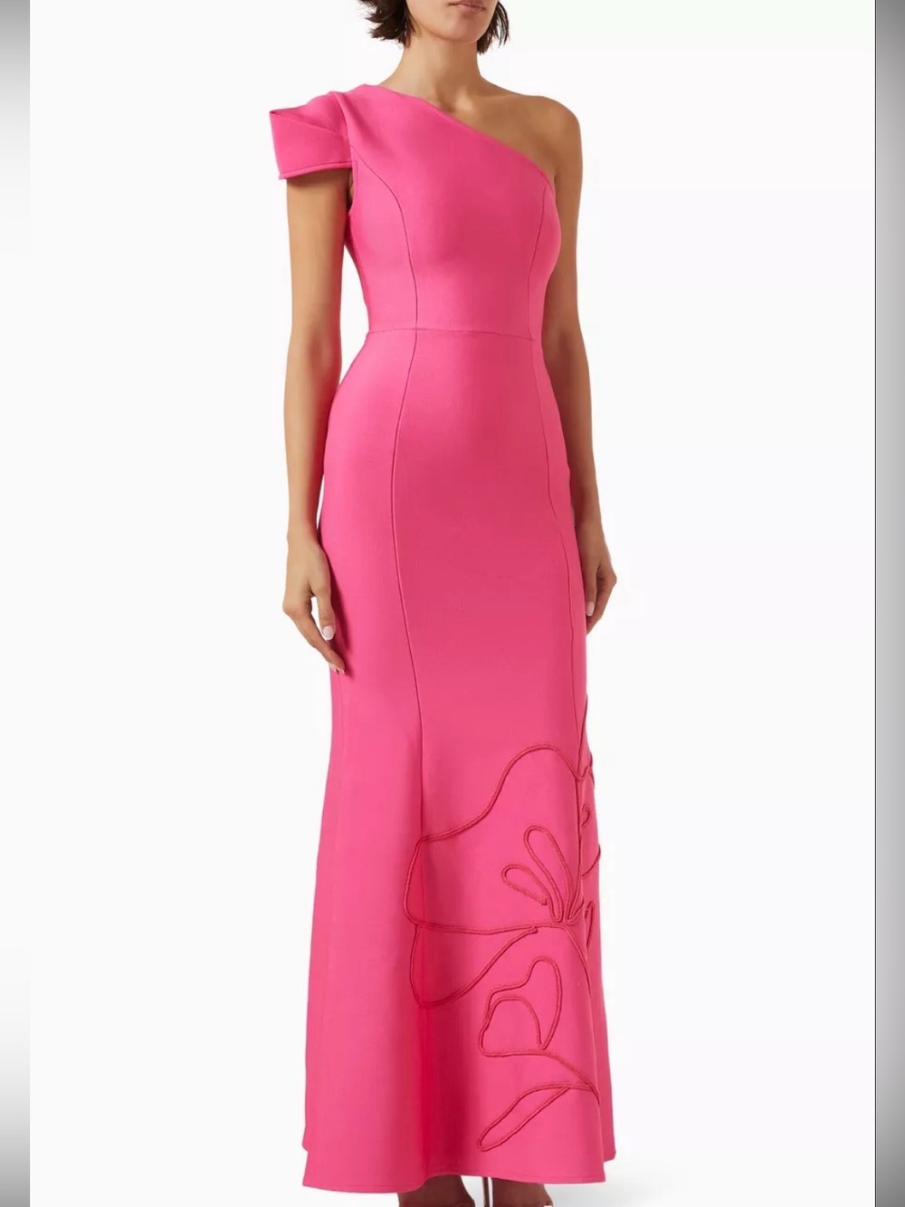 Elliat Opline One-shoulder Gown in Knit